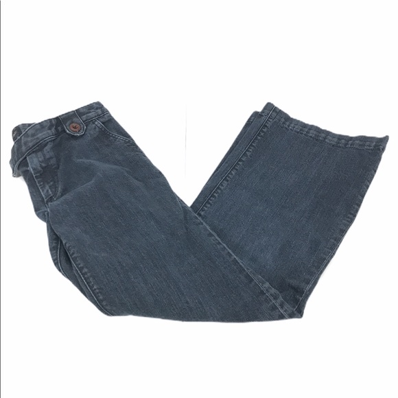 Banana Republic Jeans Banana Republic Wide Leg Jeans Dark Blue 6s